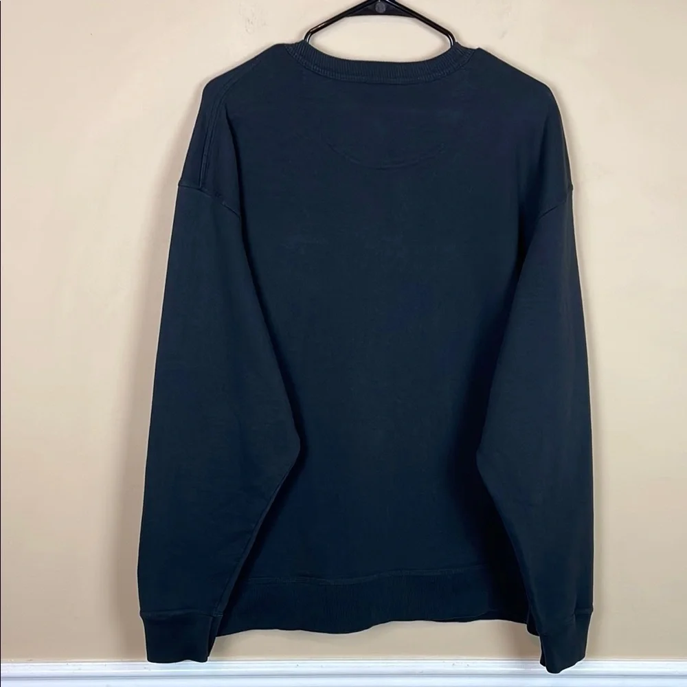 Champion Men’s Black Crewneck Fleece Lined Athleisure Loungewear Sweatshirt - Picture 5 of 8